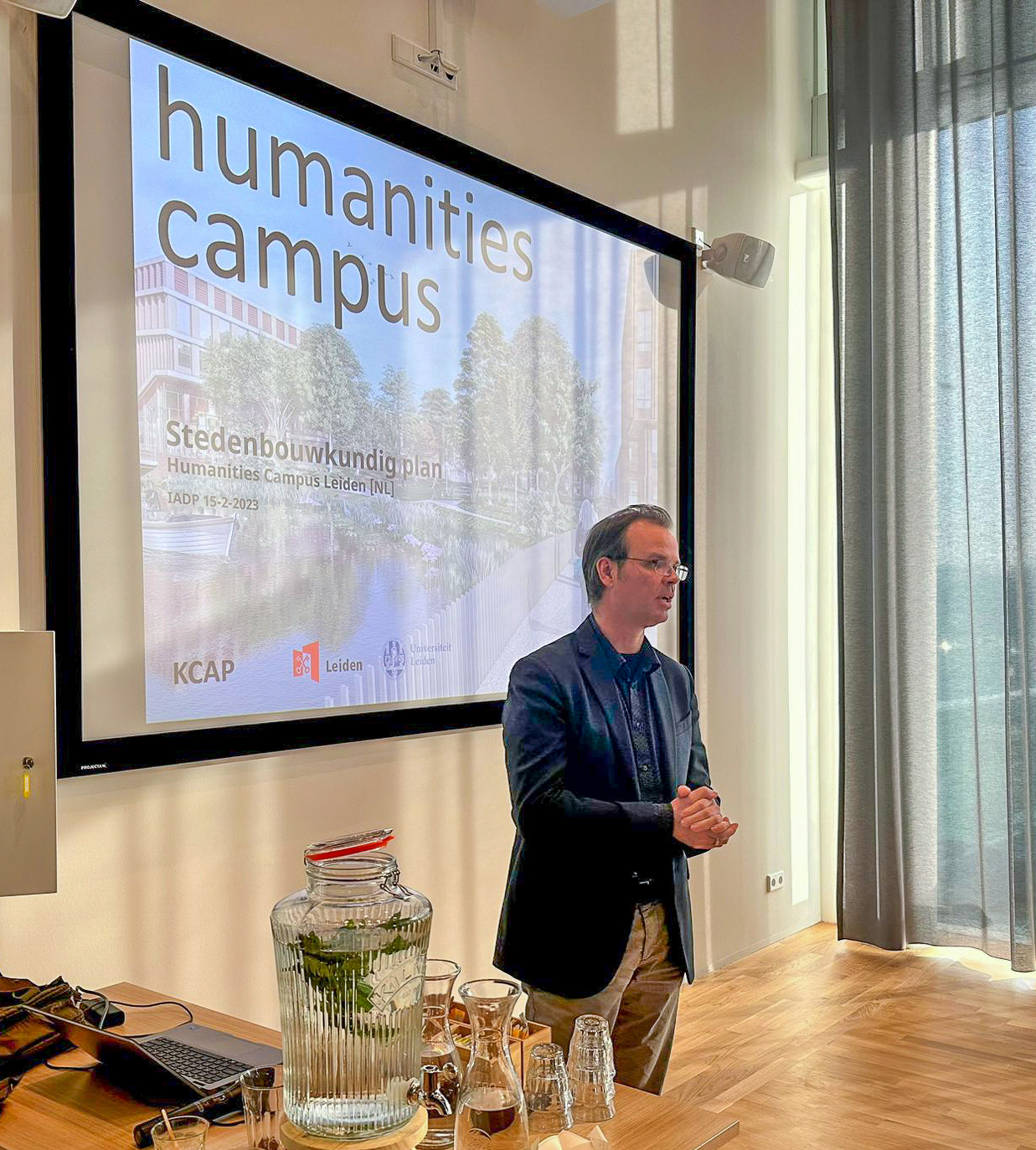 KCAP Director Frank Werner Presents Leiden University Humanities Campus
